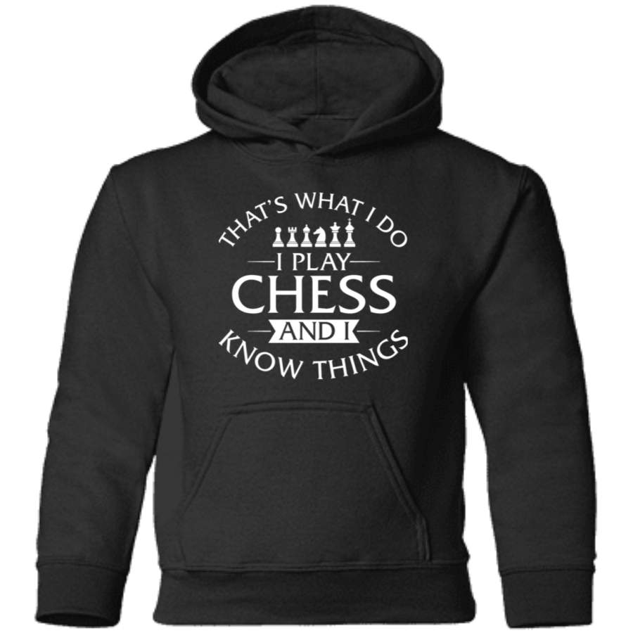 AGR That’s What I Do I Play Chess And I Know Things Toddler Pullover Hoodie