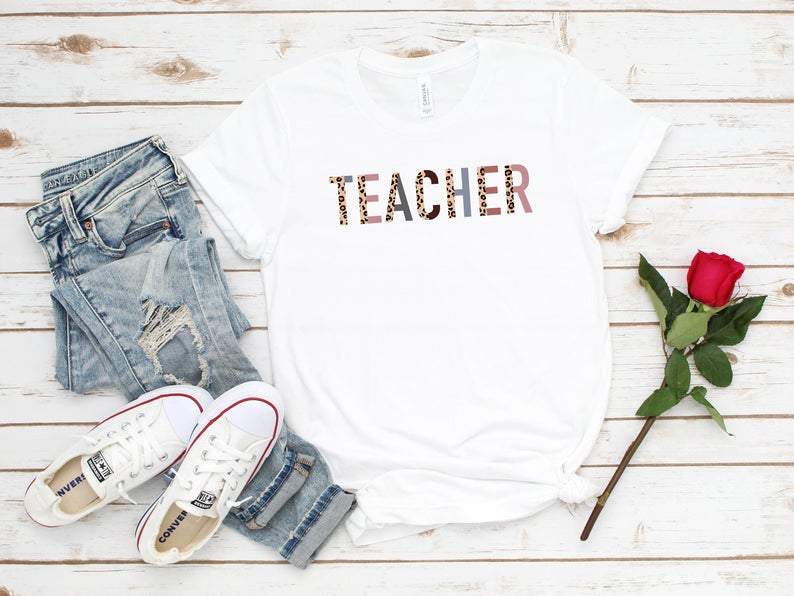 Teacher Shirt, Back To School Shirt, Leopard Teacher Shirt, Teacher Raglan, Teacher Baseball Shirt, Home School Shirt, Retro Teacher Shirt, Hoodie All Color Size S-5Xl