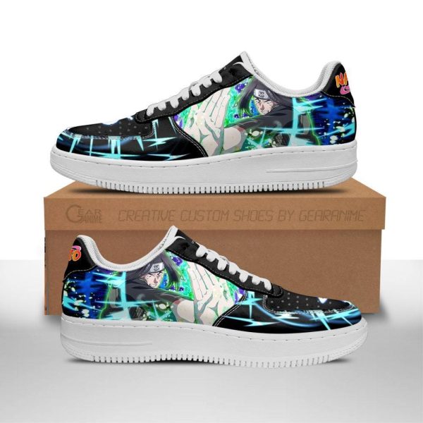 Neji Hyuga Naruto Anime Shoes Air Force 1 Sneakers Custom For Men Women Ht