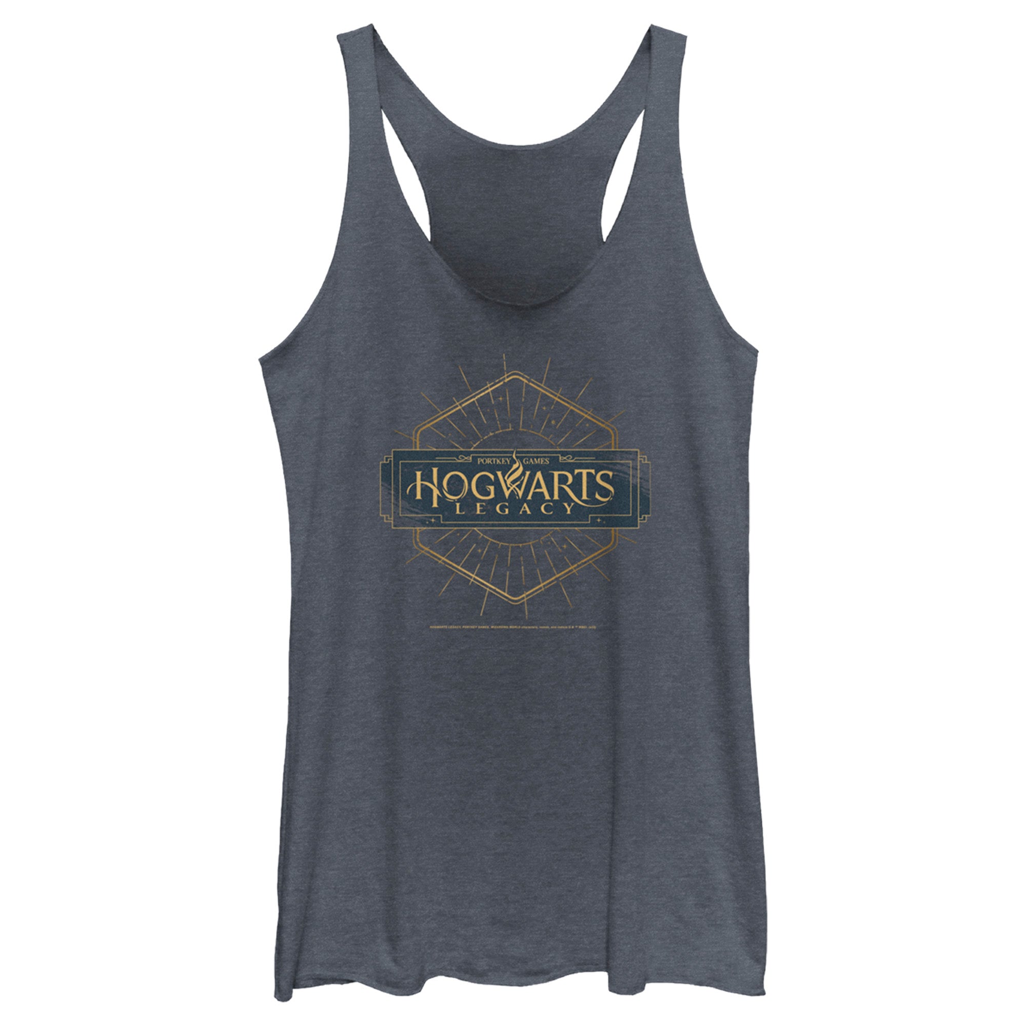 Women’S Hogwarts Legacy Small Art Deco Logo Racerback Tank Top