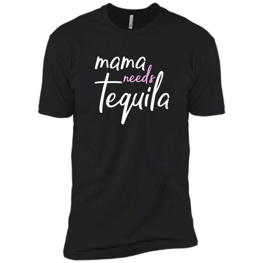 Womens Mama Needs Tequila Mom – Canvas Unisex USA Shirt