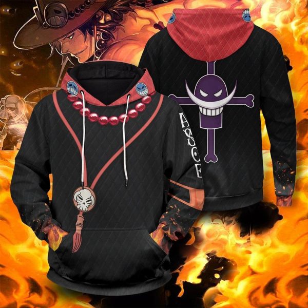 One Piece Ace Hoodie Chm