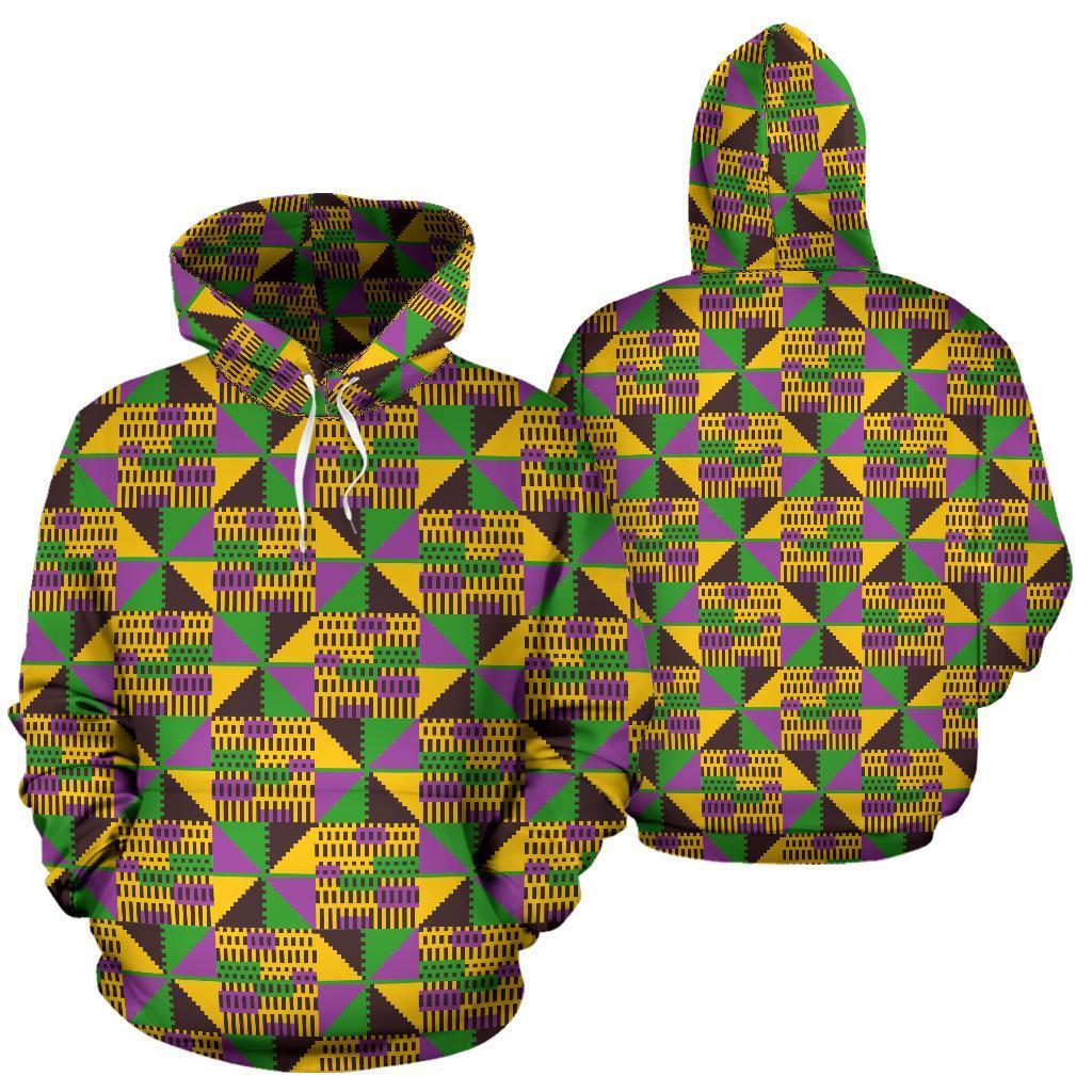 Greek Life Hoodie – Kente Pullover Violet Ashanti