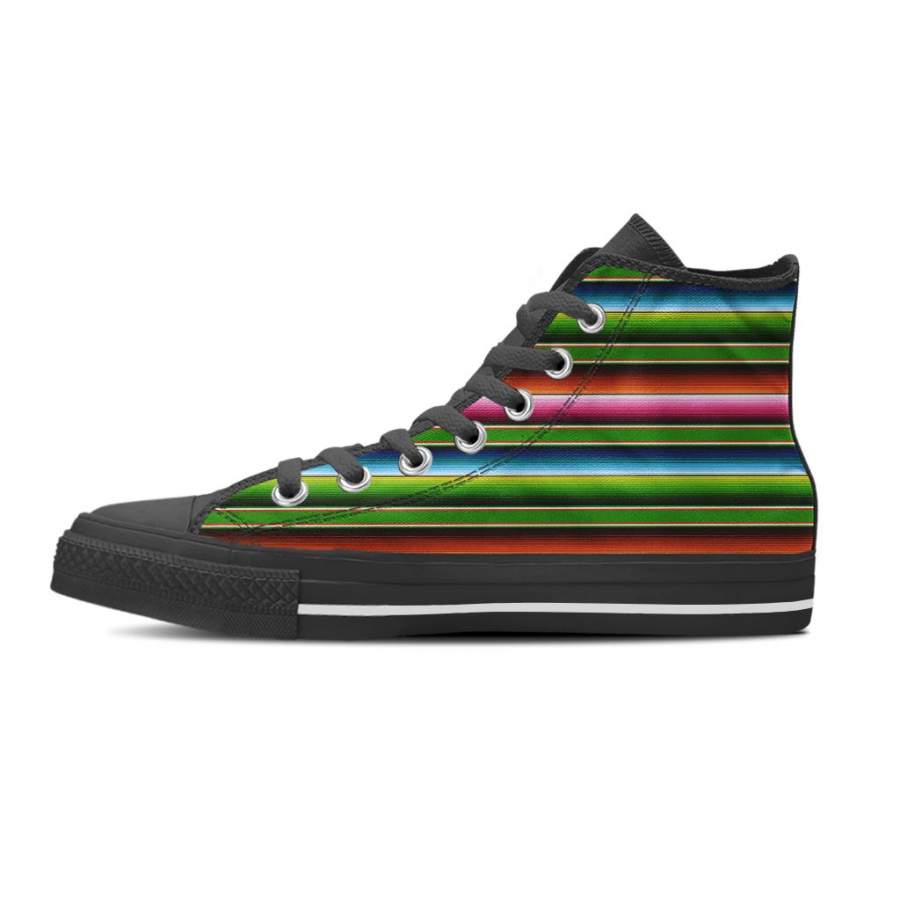 Baja Mexican Print Men’s High Top Shoes