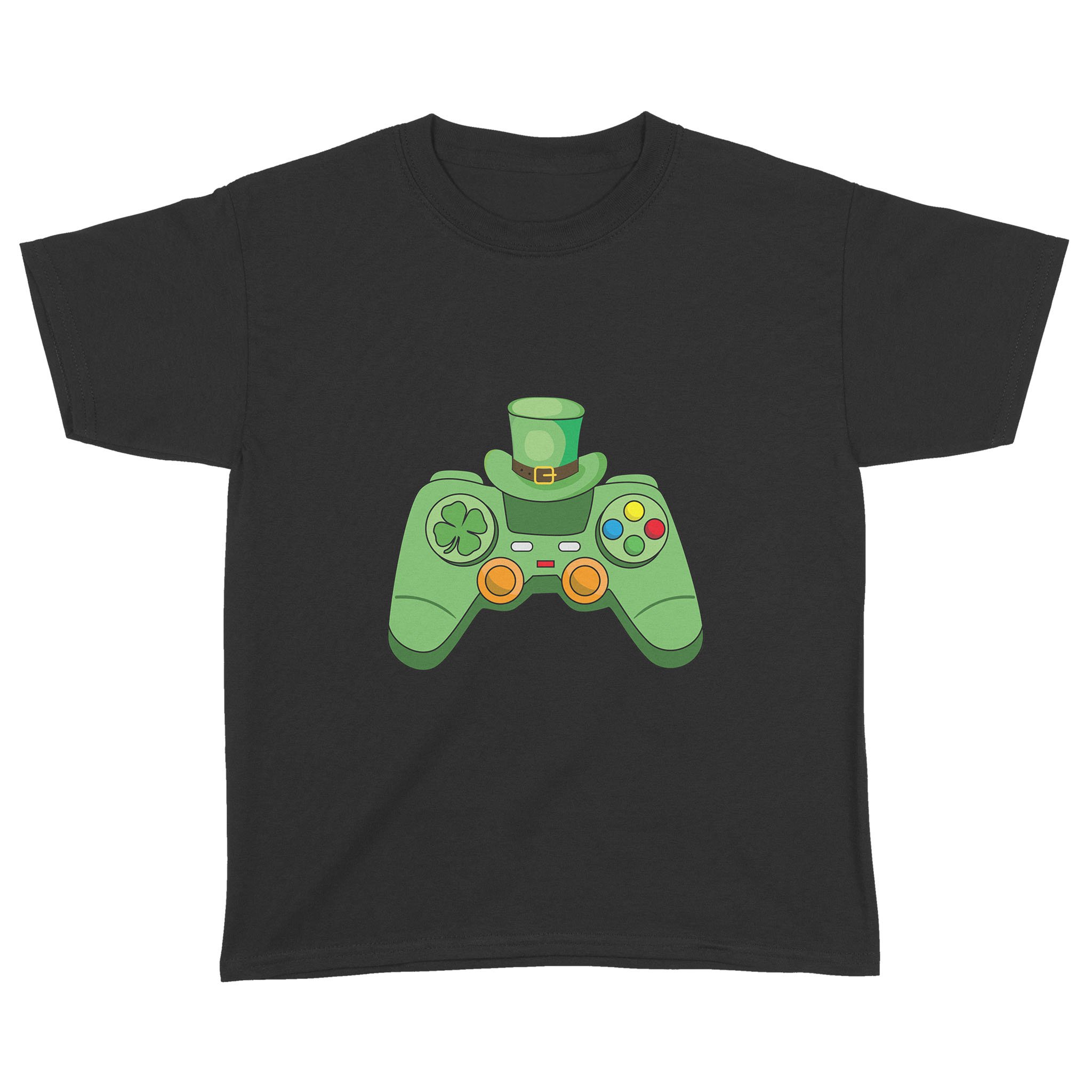 Video Game Gaming St Patricks Day Gamer Boys St. Patty’s Day Long Sleeve T-Shirt – Standard Youth T-shirt