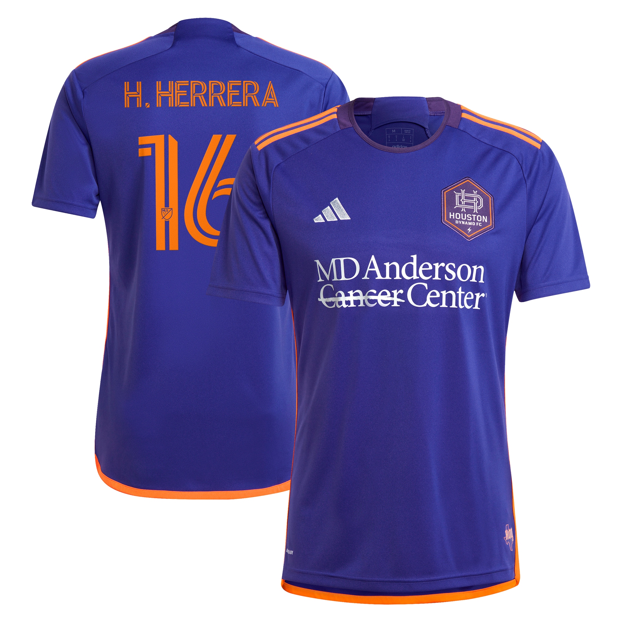 Héctor Herrera Houston Dynamo FC 2024 Still Holdin' Replica Player Jersey  Purple