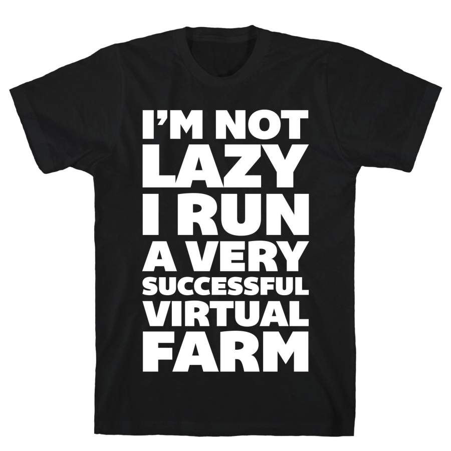 Lazy Farm Video Game T-Shirt