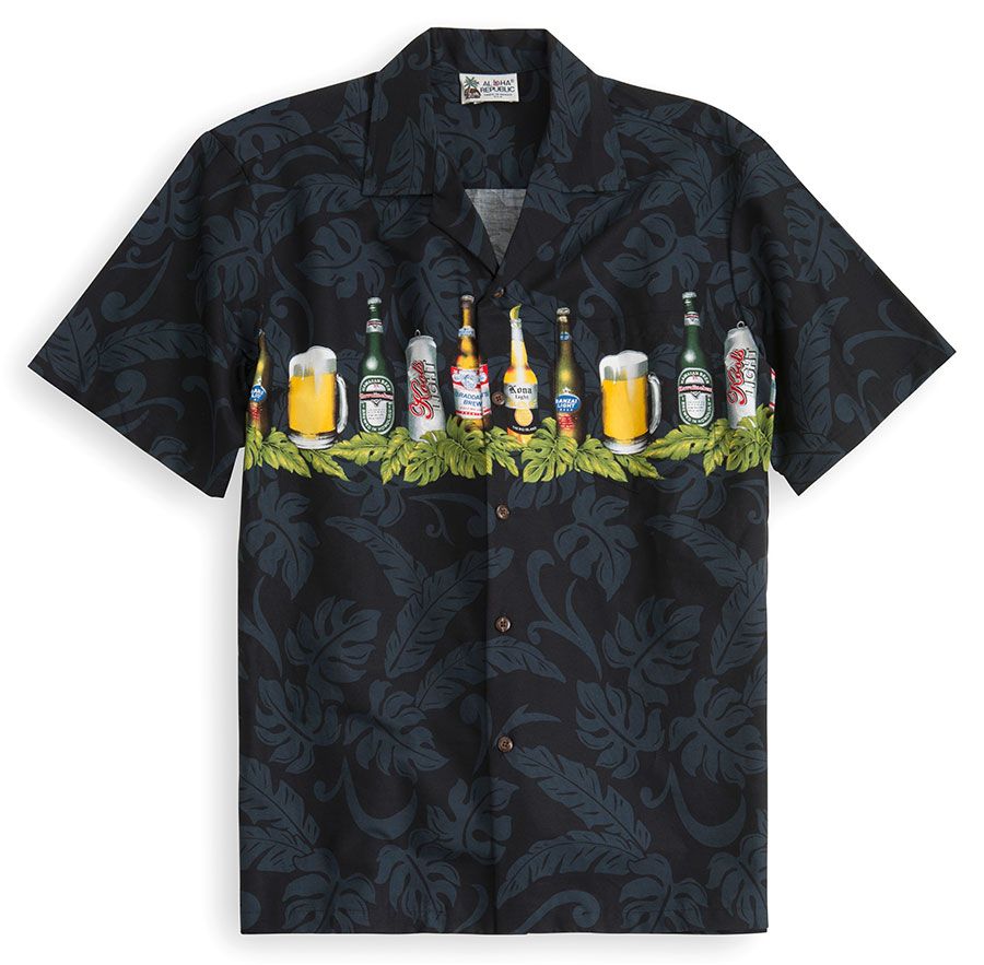 Beer For Life Black Amazing Design Hawaiian Shirt Dhc18062325