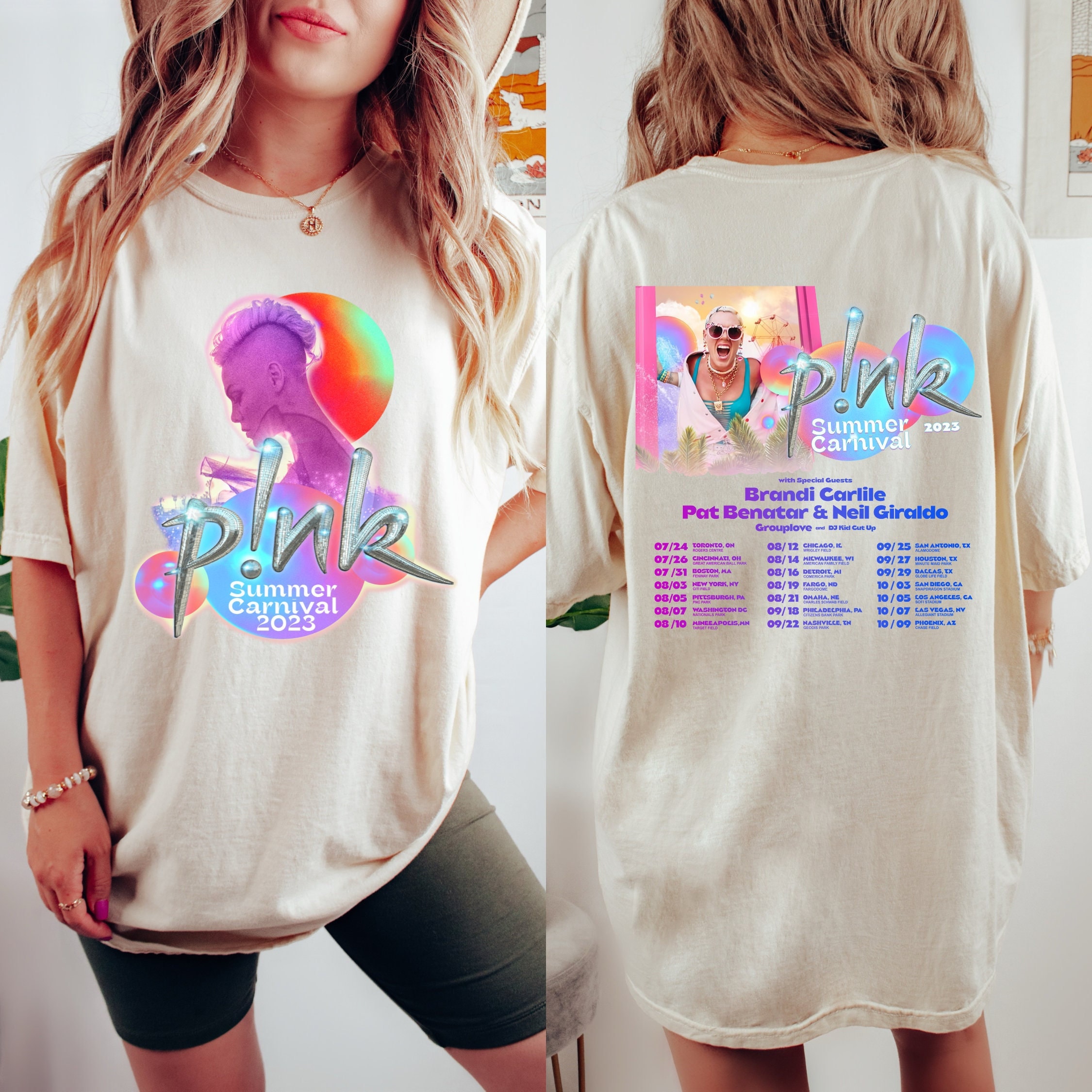 Pink Summer Carnival 2023 Shirt, Summer Carnival, Pink, Summercarn, Pink Tour 2023, Pink Tour, Pink On Tour Shirt, 2023 Tour Shirt, P!nk