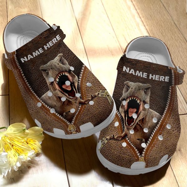 Dinosaur Fierce Adults Kids Crocs Crocband Clog Shoes For Men Women Ht
