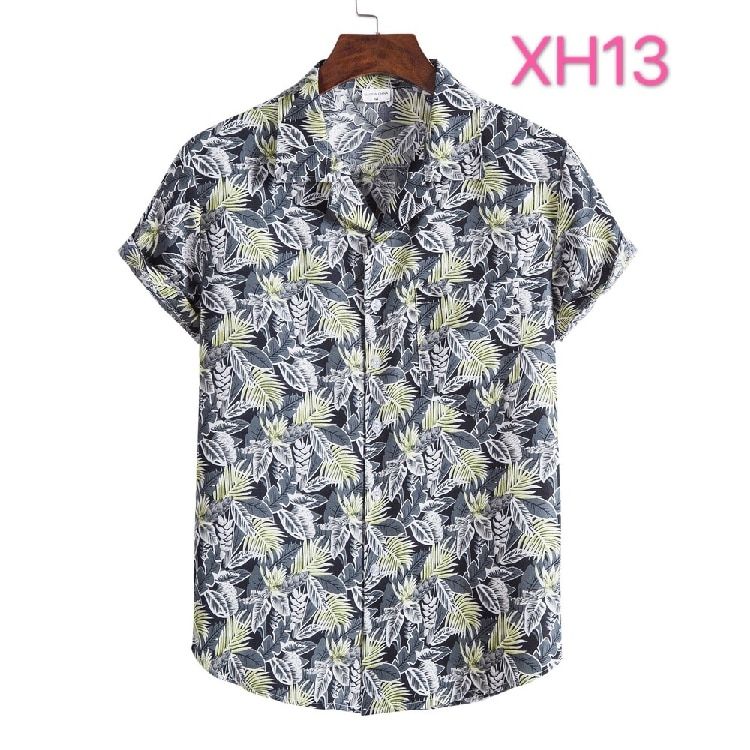 Leaves Gray High Quality Unisex Hawaii Shirt For Men And Women Ha35827