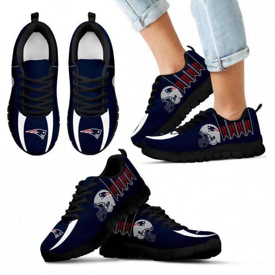 Vintage Four Flags With Streaks New England Patriots�Sneakers