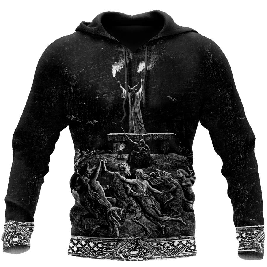 Satanic Devil 3D All Over Printed Hoodie JJ06062012