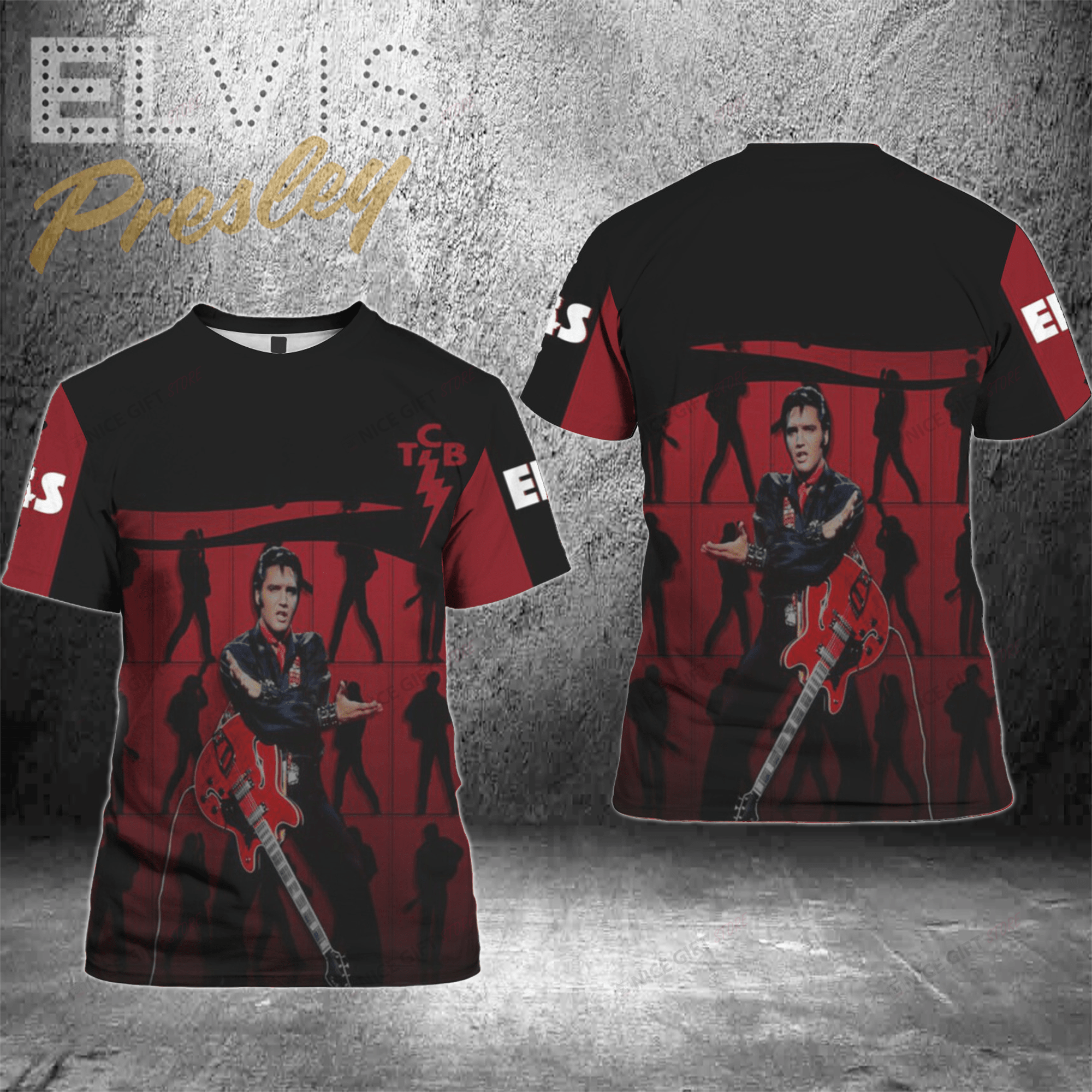 Elvis Presley 3D T-Shirt 3Ts-O9F6