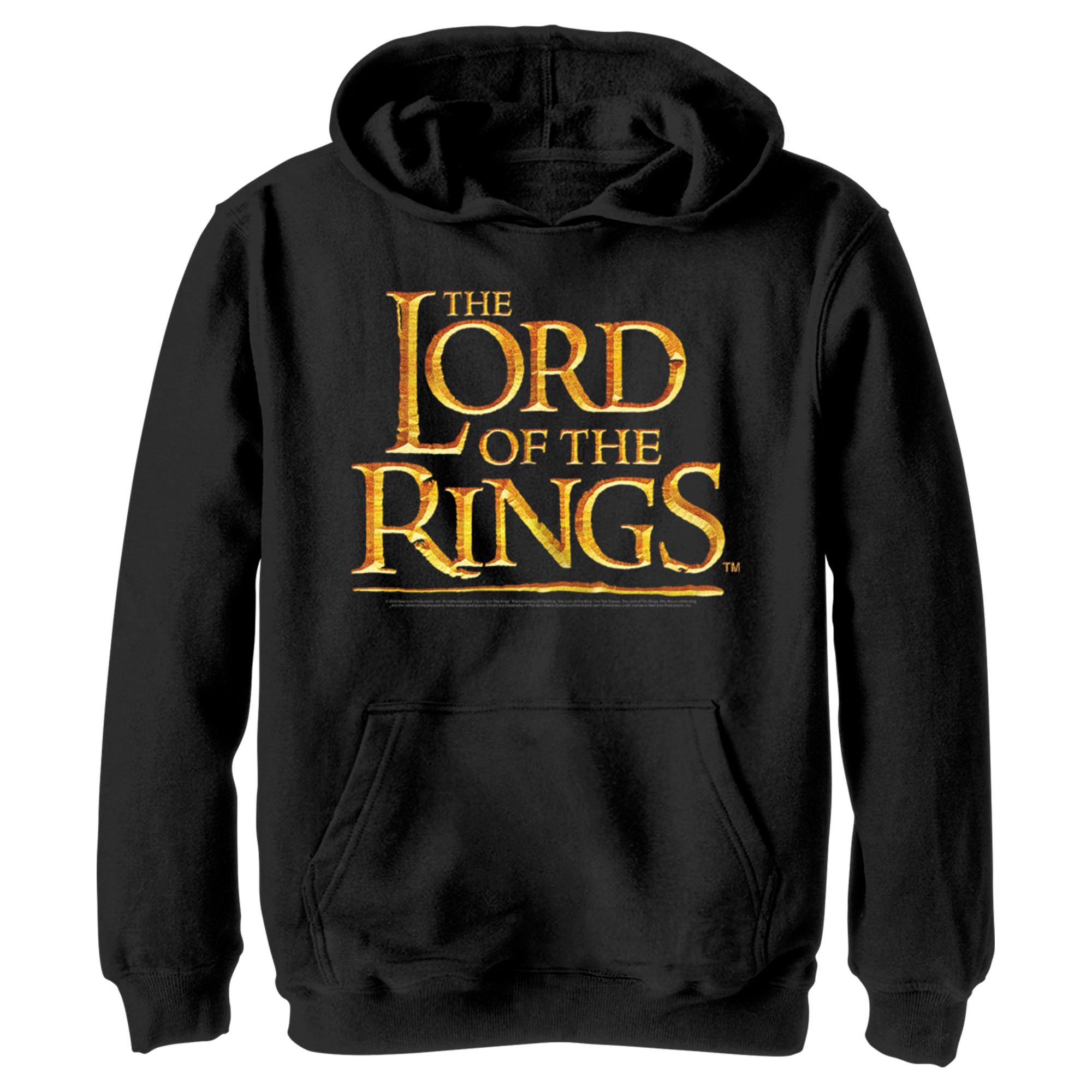 Boy’S The Lord Of The Rings Fellowship Of The Ring Movie Logo Pull Over Hoodie