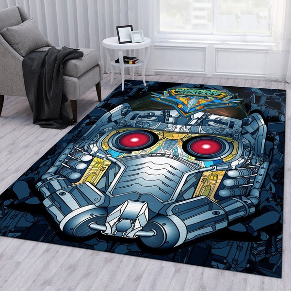 Star Lord Helmet Area Rug For Gift Bedroom Rug US Gift Decor