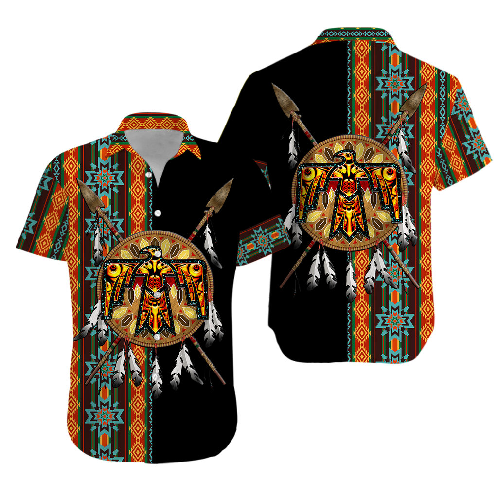 Native American Cherokee Thunderbird Heritage Hawaiian Shirt Lt12 ...