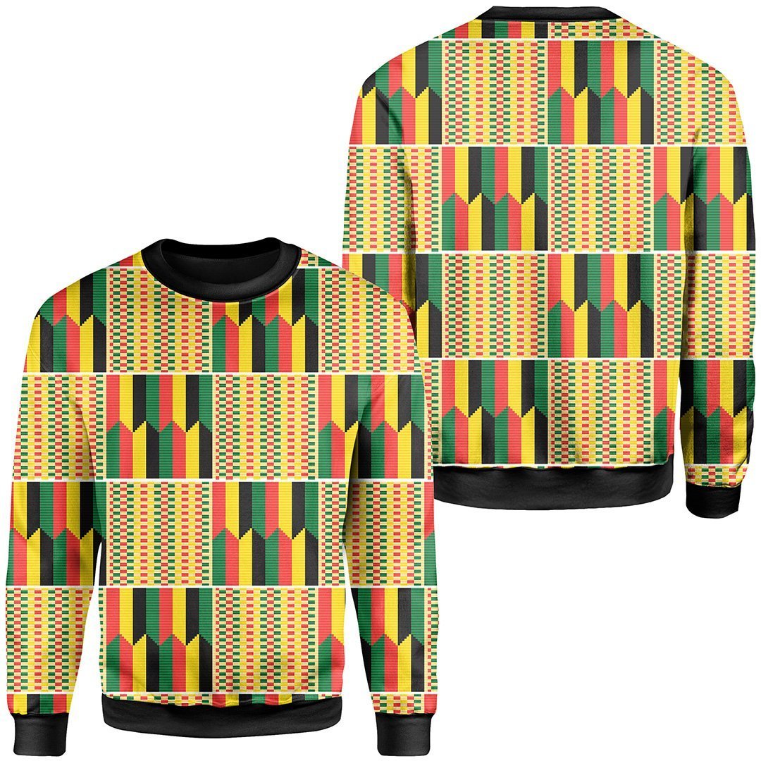 Greek Life Kente Sweatshirt – Light Concept Top