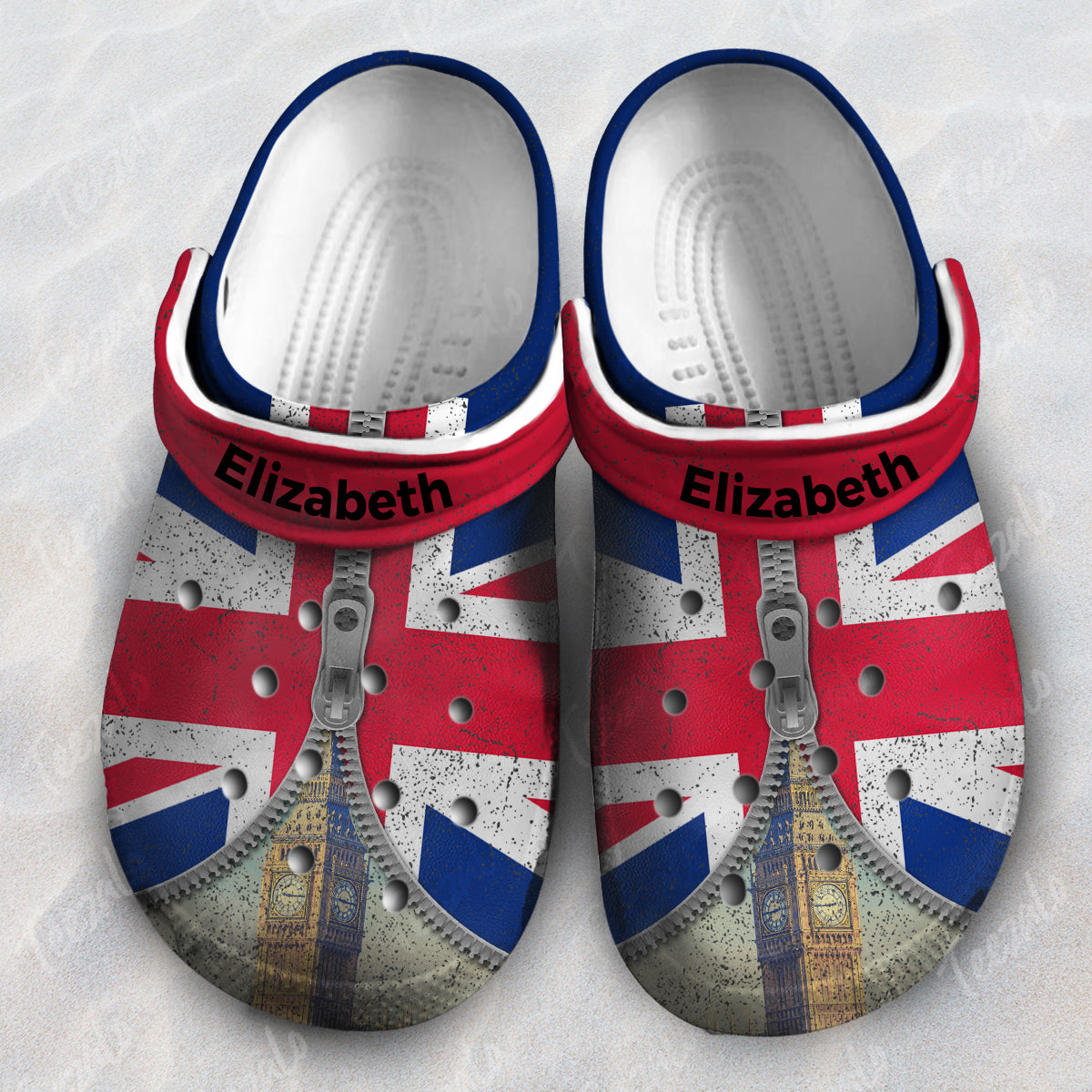 Uk Flag Proud Uk Symbols Personalized Clogs Shoes