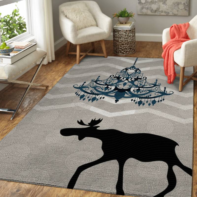 A Moose finds home – Animals Area Rug Carpet