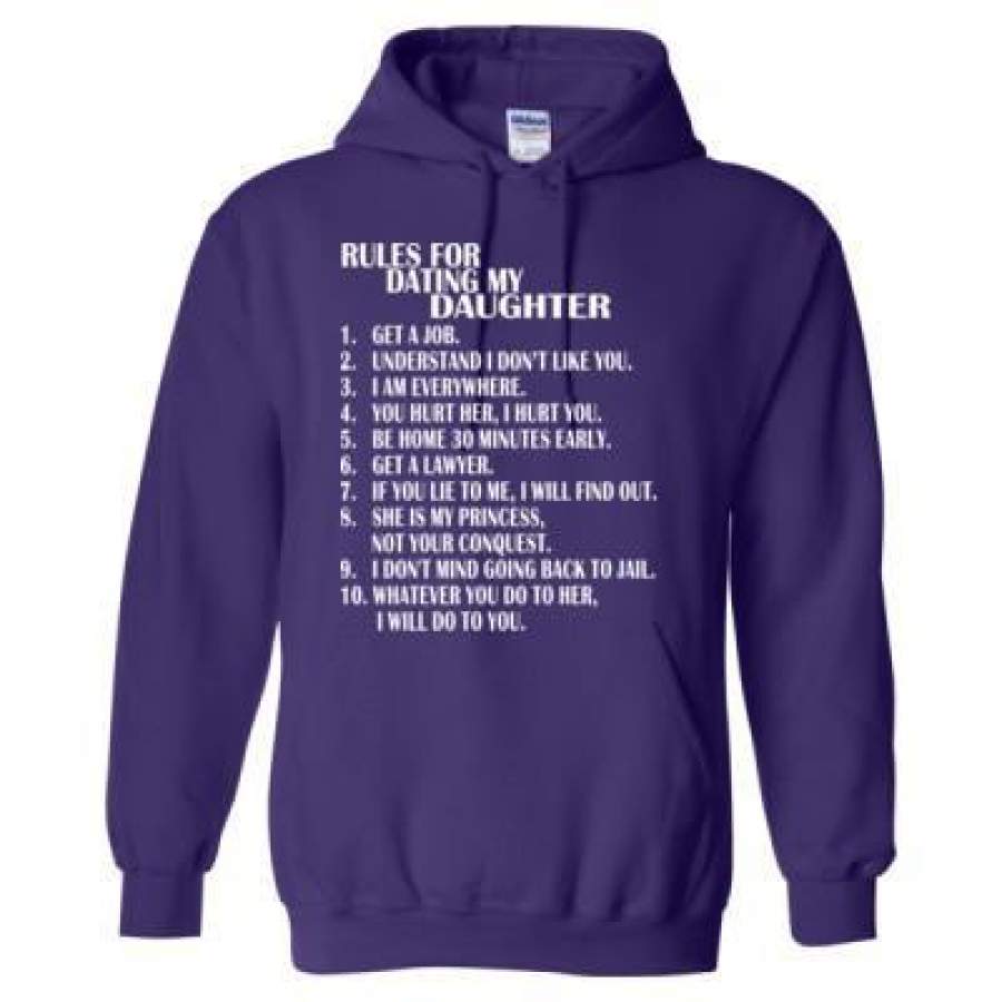 AGR Rules For Dating My Daughter – Heavy Blend™ Hooded Sweatshirt