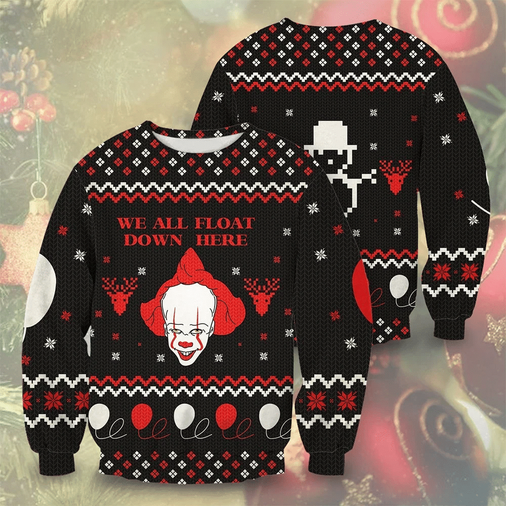 We All Float It Ugly Christmas Sweater