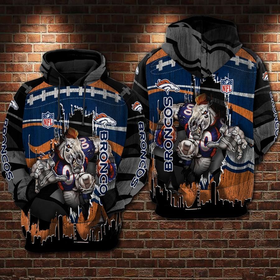 Denver Broncos Hoodie 3D Zipper Hoodie For Men For Women All Over Printed Hoodie 3D Zipper Hoodie 12 Ds0 05061