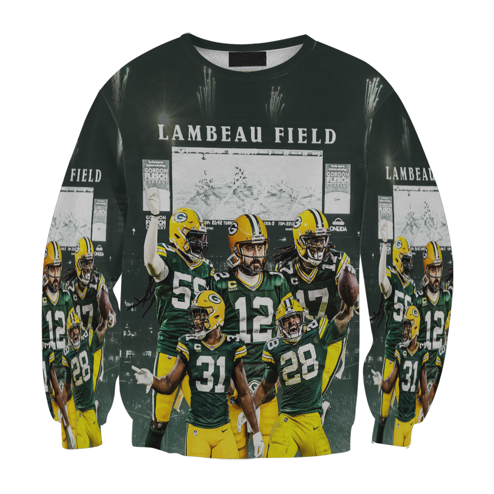 Green Bay Packers Player Team V4 Gift For Fan 3D Full Printing Sweatshirt