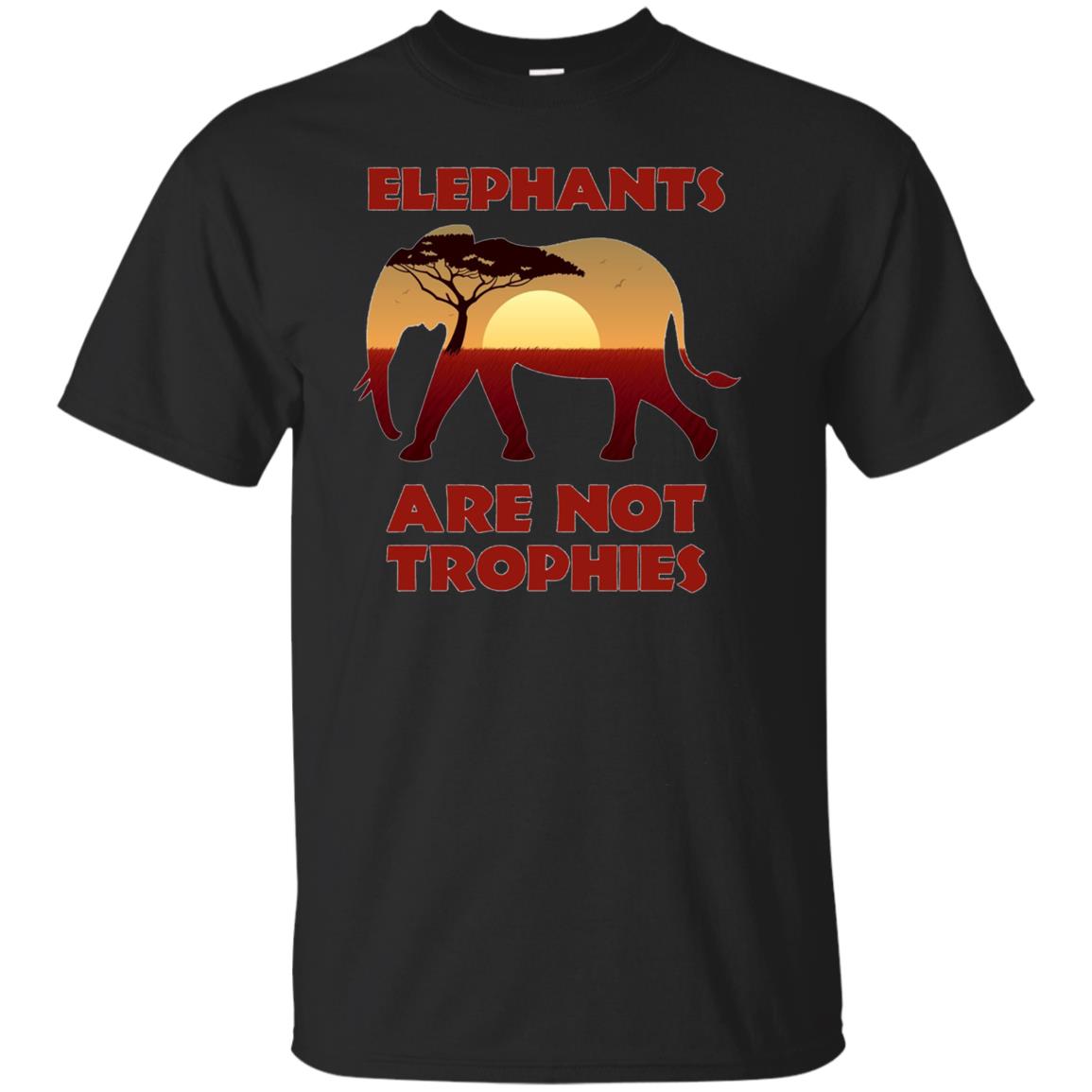 Elephants Are Not Trophies – Be Kind – African T-Shirt