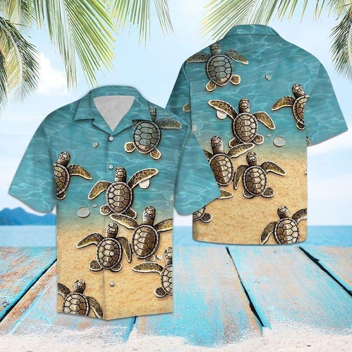 Turtle Hawaiian Shirt Pre12178