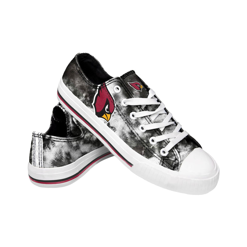 Arizona Cardinals NFL Womens Low Top Tie-Dye Canvas Shoes