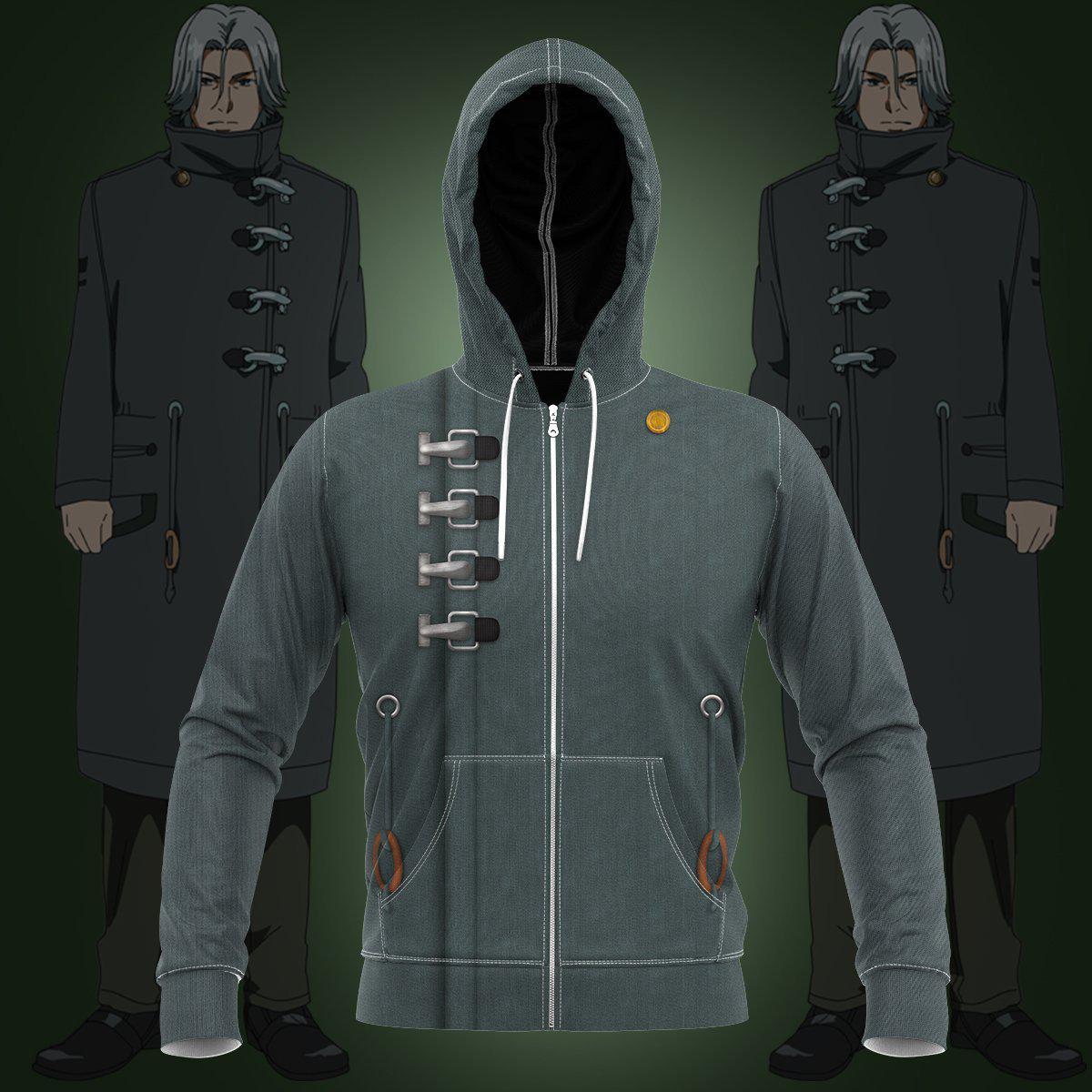 Renji Yomo Unisex Zipped Hoodie For Tokyo Ghoul Fan
