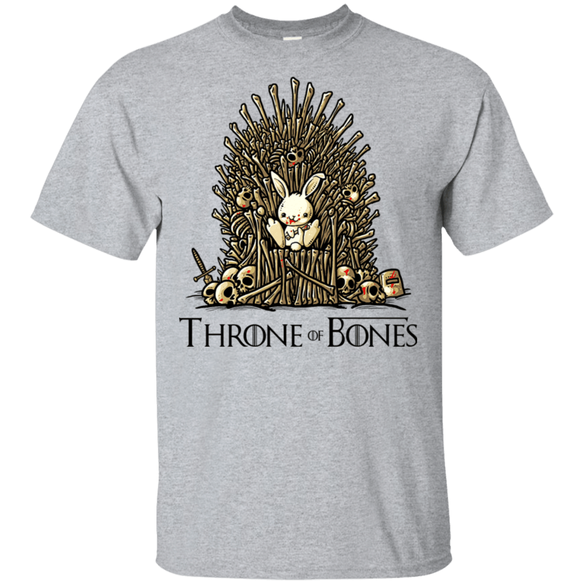 Throne Of Bones Bunny Devil Easter Funny Got Fans Shirt