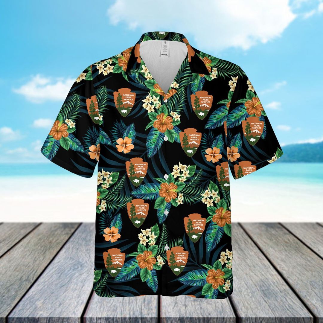 National Park Service Black Awesome Design Hawaii Shirt Ha76302