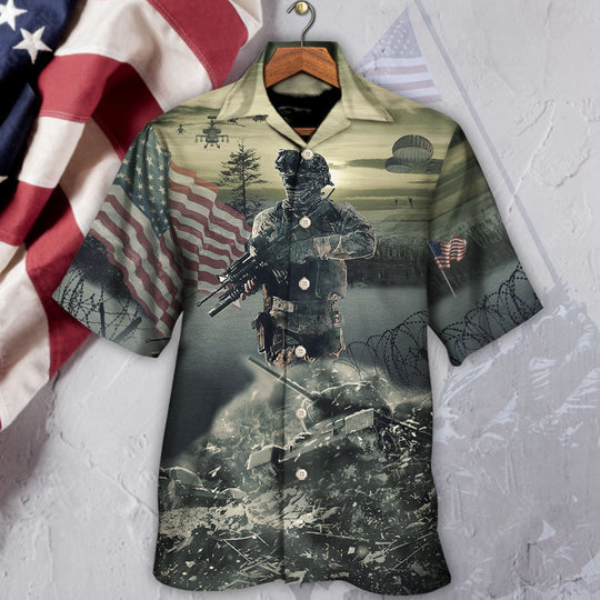 Veteran Brave Steps With Tree Hawaiian Shirt | Hw3315