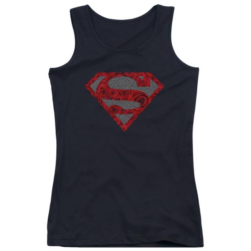 Superman Elephant Rose Shield Juniors Tank