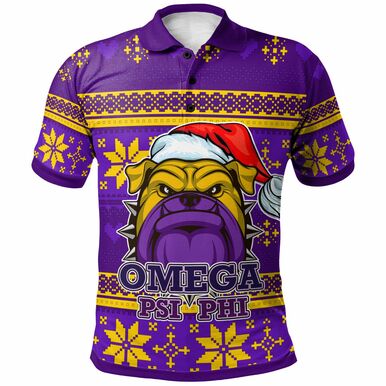 Christmas Omega Psi Phi Polo Shirt – Fraternity Bulldog