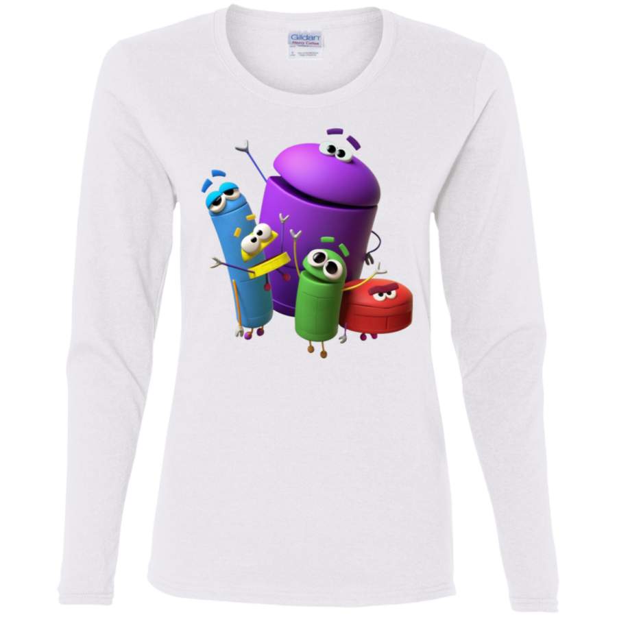 AGR ask the storybots Ladies’ Cotton LS T-Shirt