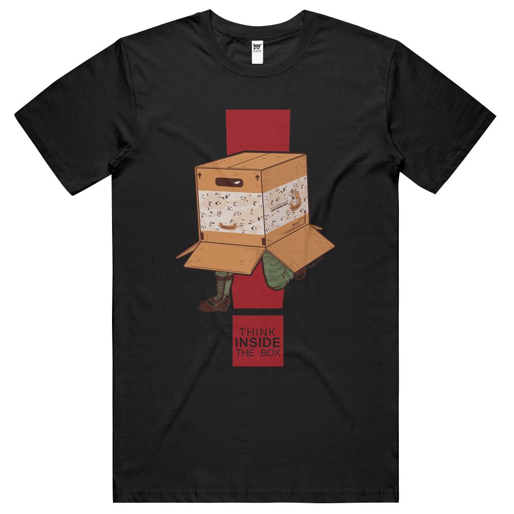 Think Inside The Box. T Shirts