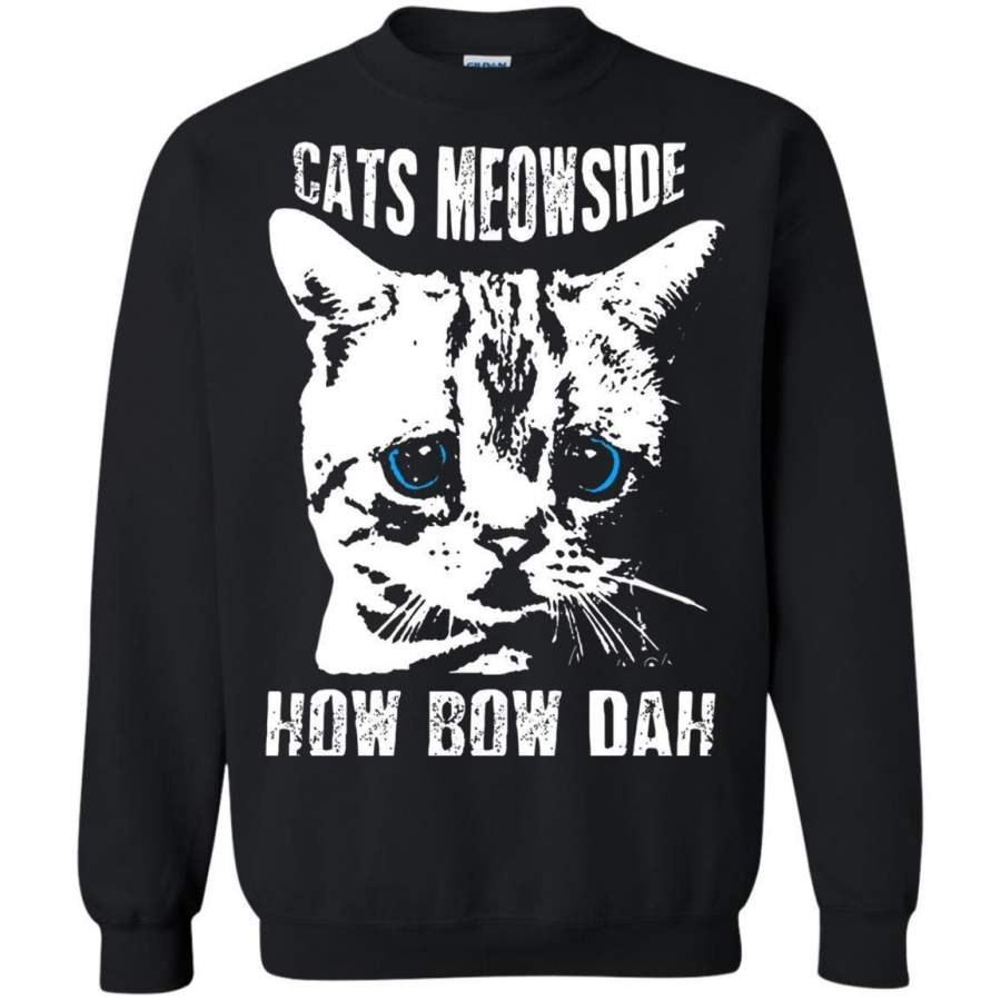 AGR Cats Meowside How Bow Dah Shirt Cash me Ousside Parody T shirt