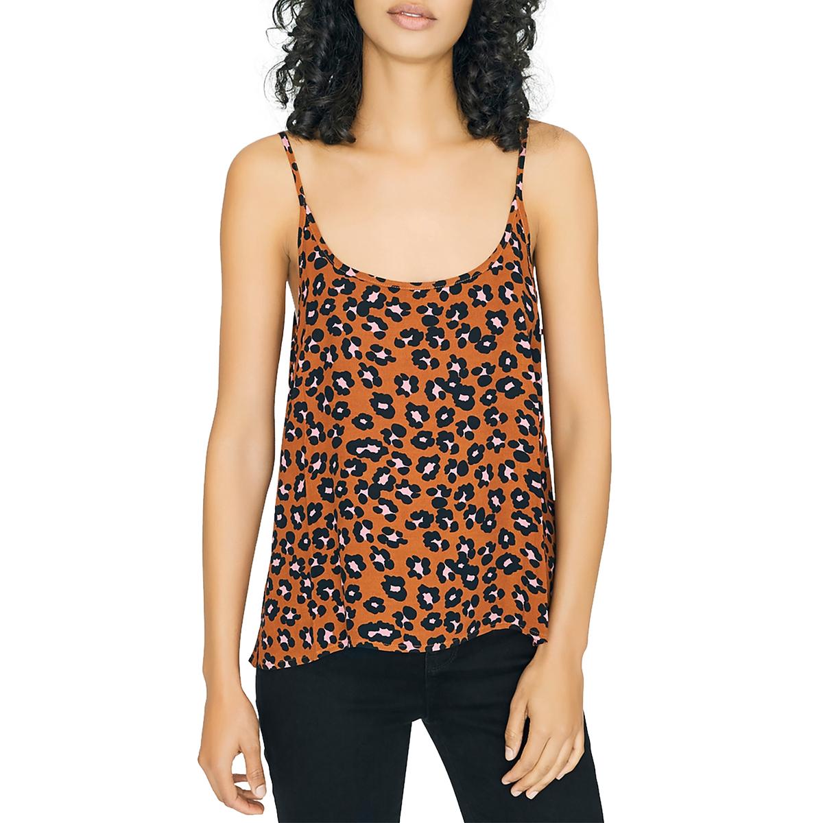 Sanctuary Womens Animal Print Lightweight Tank Top