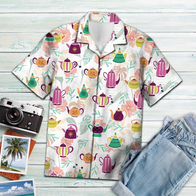 Tea Floral Hawaii Shirt Ha101576