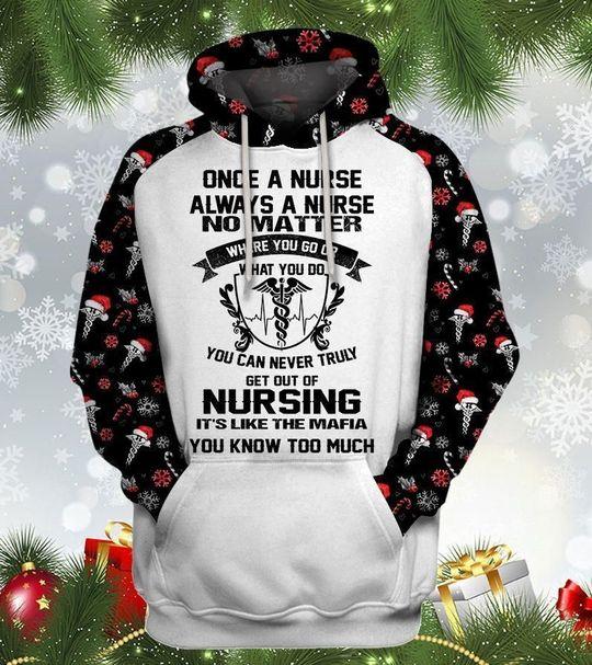 Always A Nurse Ugly Christmas 3D All Over Print | For Men & Women | Adult | Ho2773