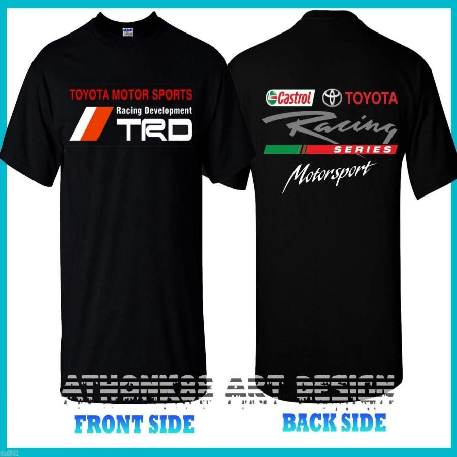 Trd Racing Castrol Men’s Black Color T-Shirt