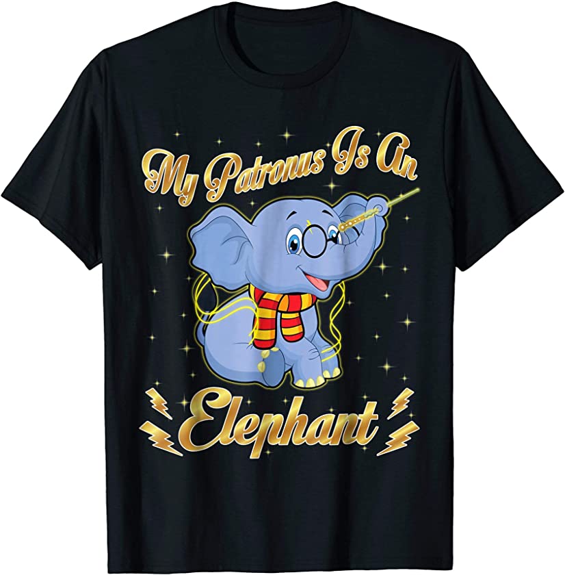 My Patronus Is An Elephant Harry Animal Potter Shirt Dad Mom