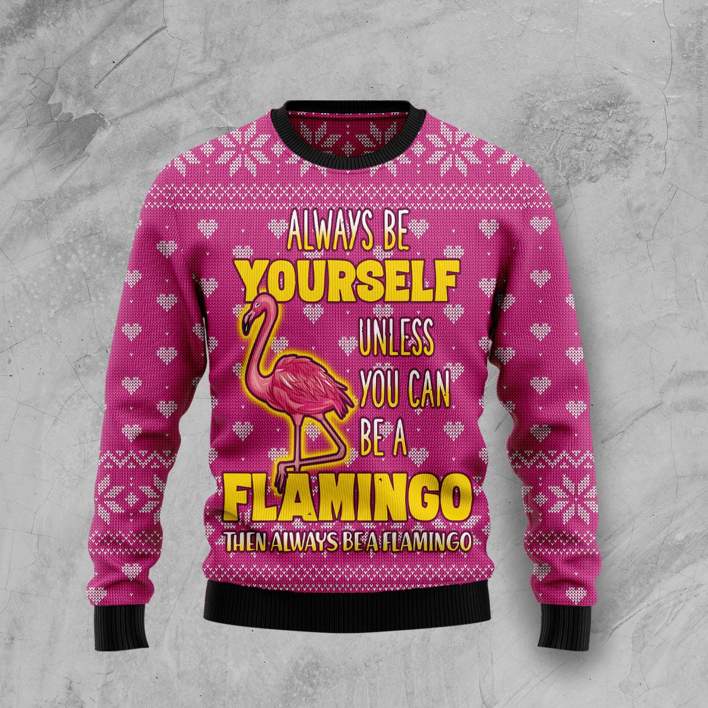 Be A Flamingo HZ101914 Ugly Christmas Sweater