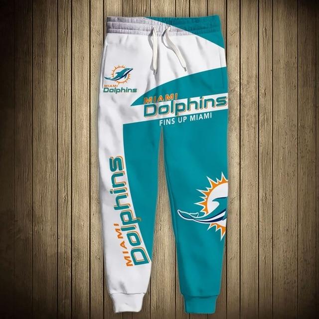 Men’S Miami Dolphins Sweatpants Printed 3D