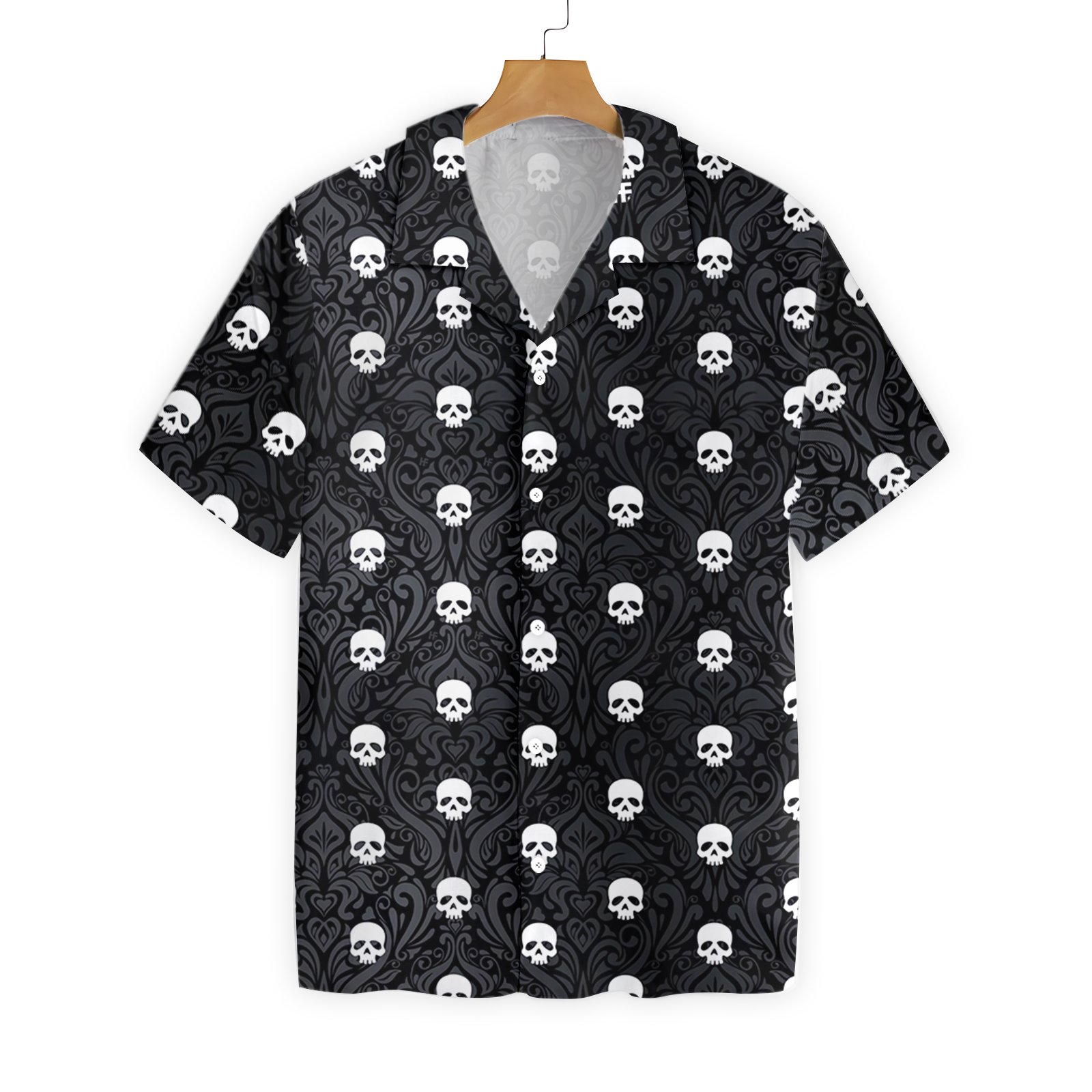 Premium Skull Pattern Goth 2610 Hawaii Shirt Ha100706