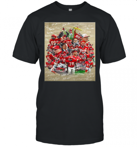 Kansas City Chiefs Super Bowl Champions Team Players Unisex Jersey Tee