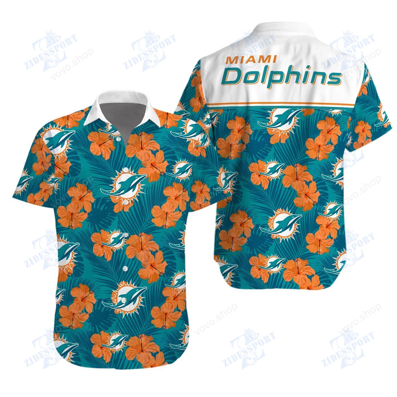 Dolphins Hawaiian Shirt